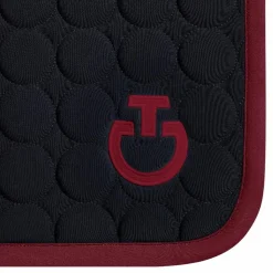 New Cavalleria Toscana - Tapis de selle Circle / bordeaux Noir