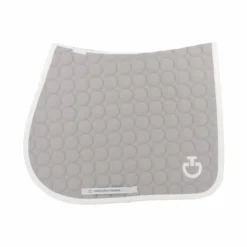 Cavalleria Toscana - Tapis de selle Circle Quilted light grey Gris