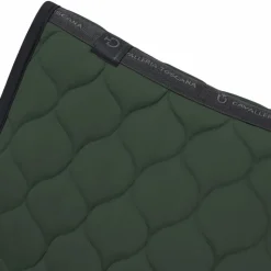 Cavalleria Toscana - Tapis de selle New Circular Quilted Jersey jungle green Vert Best