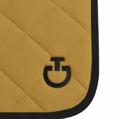 Cavalleria Toscana - Tapis de selle Diamond Quilted Jersey miel Jaune Best