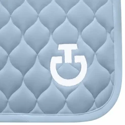 Online Cavalleria Toscana - Tapis de selle Circular Quilted sky blue Bleu