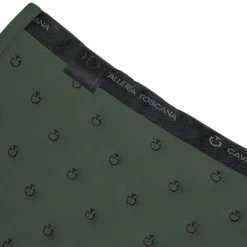 Cavalleria Toscana - Tapis de selle Embrodery Quilted jungle green Vert Outlet
