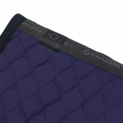 Discount Cavalleria Toscana - Tapis de selle Circular Quilted Jersey midnight blue/ noir Bleu