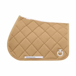 Discount Cavalleria Toscana - Tapis de selle Diamond Quilted Jersey tan Beige