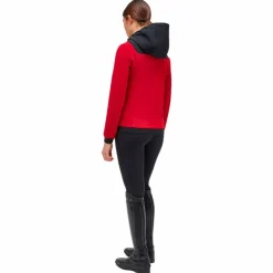 Cavalleria Toscana - Veste manches longues femme Softshell et noir Rouge Best