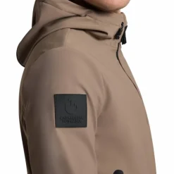 Cavalleria Toscana - Veste softshell thermique à capuche homme Performance noisette Beige Hot