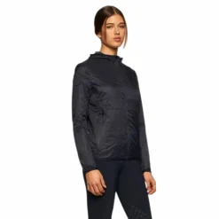 Discount Cavalleria Toscana - Veste à capuche femme légère et réversible femme / vert Marine