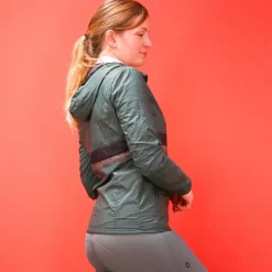 Discount Cavalleria Toscana - Veste à capuche femme légère et réversible femme / vert Marine