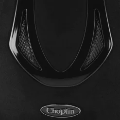 Choplin - Casque d'équitation Aero Velvet brillant Noir
