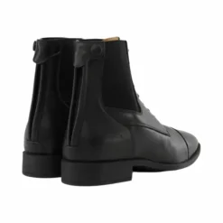 Dyon - Boots d'équitation en cuir à lacets Noir Online