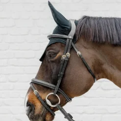 Sale Dyon - Bridon muserolle combinée Tressé Noir