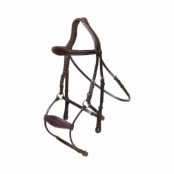 Outlet Dyon - Bridon muserolle hybride New English Collection Havane