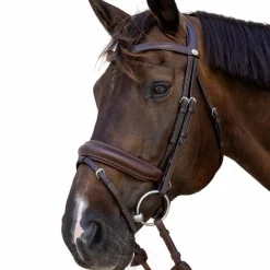 Dyon - Bridon muserolle Medium Marron Clearance