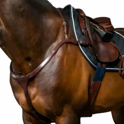 Dyon - Collier de chasse long pont New English Collection brun Marron Online