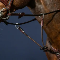 Dyon - Fourchette de martingale à anneaux élastique New English Collection brun Marron Hot