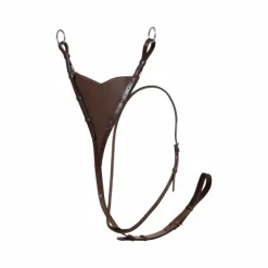 Dyon - Martingale pleine en cuir souple New English Collection Marron Discount