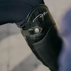 Hot Dyon - Mini-chaps Exel croco Noir