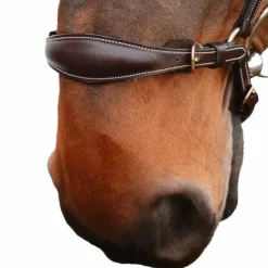 Dyon - Muserolle allemande chaîne D Collection Marron Discount