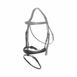 Hot Dyon - Muserolle anatomique chaîne New English Collection Noir