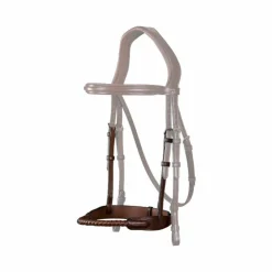 Dyon - Muserolle en corde recouverte de cuir New English Collection brun Marron Best