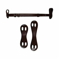 New Dyon - Noseband 1/2 avec attaches amovibles Marron