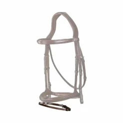 Dyon - Noseband 3/8 New English Collection brun Marron Discount