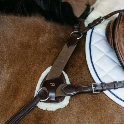 Dyon - Pad de protection en peau de mouton vegan collier de chasse 5 points New English Collection Marron Sale