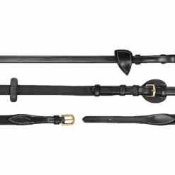 Discount Dyon - Rênes ajustables 5/8 D Collection Noir