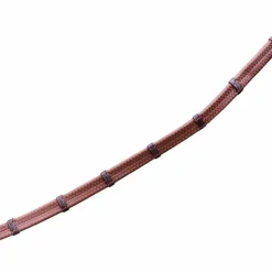 Dyon - Rênes caoutchouc 5/8 avec arrêtoirs et mousqueton Working brun Marron Outlet