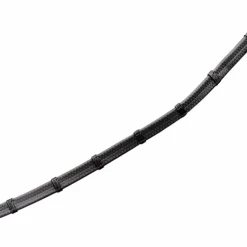 Dyon - Rênes caoutchouc 5/8 avec arrêtoirs et mousqueton Working Noir Hot