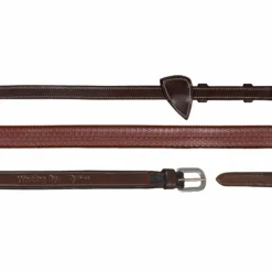 Dyon - Rênes caoutchouc 5/8 Working by brun Marron Outlet