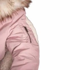 Best Eden by Pénélope - Bombers à capuche enfant Lyon poudré Rose