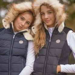 Hot Eden by Pénélope - Doudoune sans manches enfant Newroge Marine