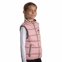 Online Eden by Pénélope - Doudoune sans manches enfant Anouck poudré Rose