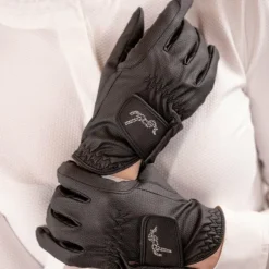 Clearance Eden by Pénélope - Gants Prisma Strass enfant Noir