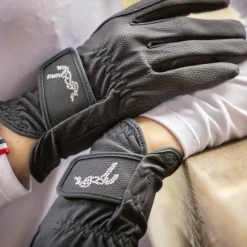 Clearance Eden by Pénélope - Gants Prisma Strass enfant Noir