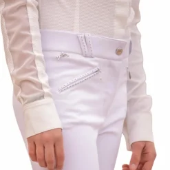 Discount Eden by Pénélope - Pantalon d'équitation enfant New Romy Blanc