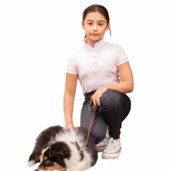 Sale Eden by Pénélope - Polo de concours manches courtes enfant Madrid Rose