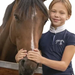 Clearance Eden by Pénélope - Polo manches courtes enfant Madrid Marine