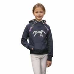 Eden by Pénélope - Sweat enfant double zip Marine