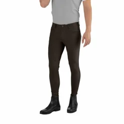 Ego7 - Pantalon d'équitation homme Jumping EJ chocolat Marron