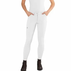 New Ego7 - Pantalon d'équitation femme Jumping PT Blanc