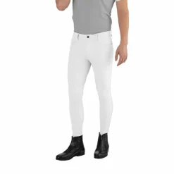 Outlet Ego7 - Pantalon d'équitation homme Jumping EJ Blanc