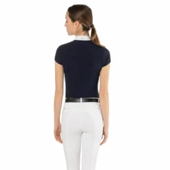 Sale Ego7 - Polo de concours manches longues femme Nina Marine