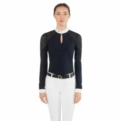 Ego7 - Polo de concours manches longues femme Teresa Marine Online
