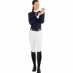 Ego7 - Polo de concours manches longues femme Teresa Marine Online