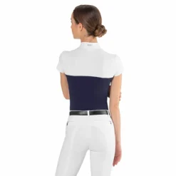 Ego7 - Polo de concours manches courtes femme Mesh Marine Hot