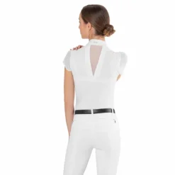 Clearance Ego7 - Polo de concours manches courtes femme Rita Blanc