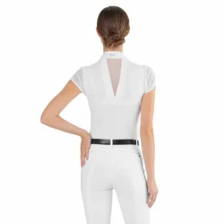Clearance Ego7 - Polo de concours manches courtes femme Rita Blanc