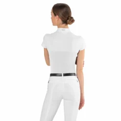 Outlet Ego7 - Polo de concours manches courtes femme Mesh Blanc